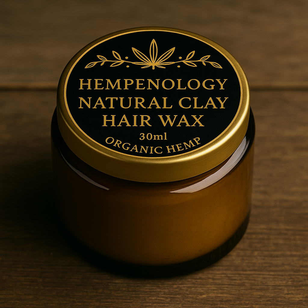 Hempenology Natural Clay Hair Wax – 30ml