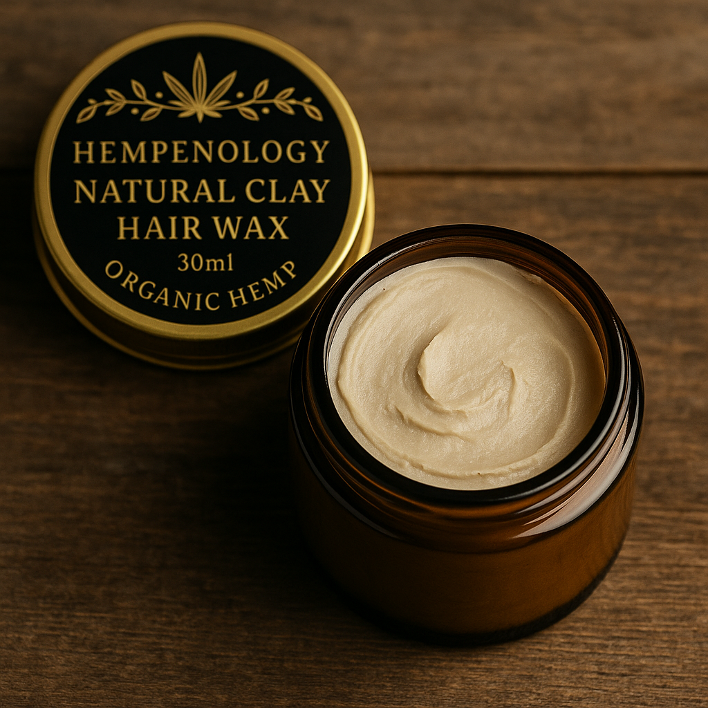 Hempenology Natural Clay Hair Wax – 30ml